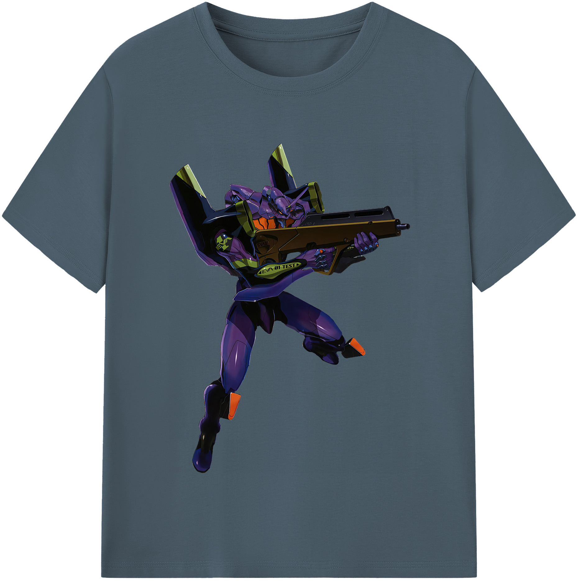 （画像用） EVA 新世紀エヴァンゲリオン 綿100％半袖Tシャツ（フロントプリント）